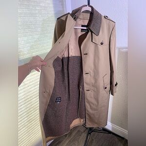 Vintage Gleneagles Winter Trench-coat | 100# Wool | New | Sz XXL